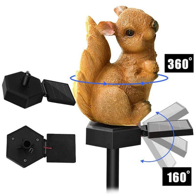 Ecureuil solaire - Animaux lumineux solaire | Lampe Solar®