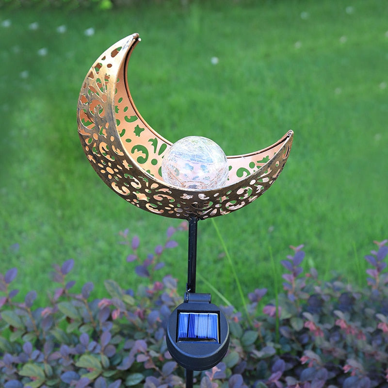 Lampe solaire décorative extérieure piquet lampe de jardin