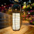 Lanterne solaire métal "Veilleuse de nuit vintage"