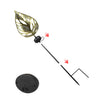 Lampe solaire de jardin à piquet acier