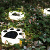 Lampe de Sol Solaire Patte D'Ours blance etanche
