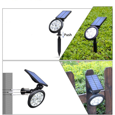 Balises solaire exterieur - 9 LED Changeante | Lampe Solar®